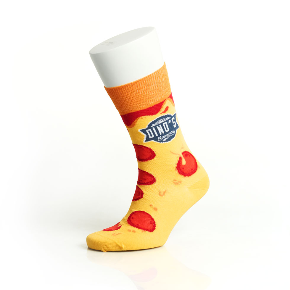 Classic Dress Sock in 75% combed cotton, 23% nylon, 2% elastane, a branded socks printed with your logo (view 2)